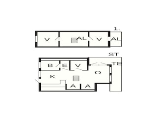 Vakantiehuis Allinge Grondplan 15