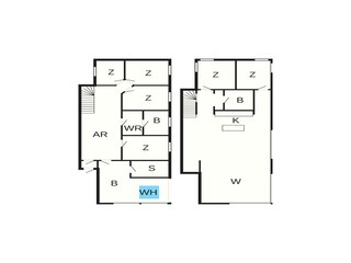 Vakantiehuis Ebeltoft Grondplan 2