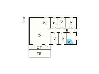 Vakantiehuis Dannemare Grondplan 41