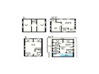 Casa per le vacanze Købingsmark Pianta del piano 45
