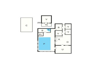 Maison de vacances Vejers Strand Plan d'étage 43