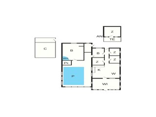Maison de vacances Vejers Strand Plan d'étage 44
