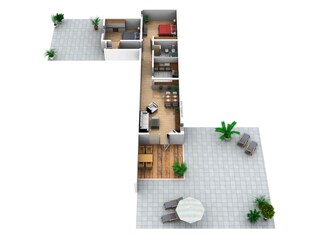 Vakantiehuis Costa Calma Grondplan 29