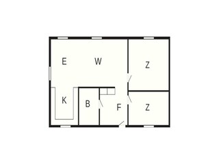 Vakantiehuis Floby Grondplan 22