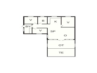 Vakantiehuis Rødby Grondplan 30