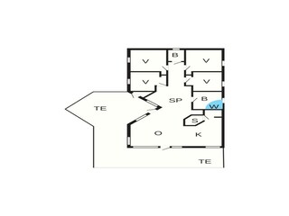 Holiday house Snogebæk Floor Plan 39