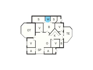 Vakantiehuis Otterndorf Grondplan 18