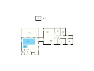 Ferienhaus Fjellerup Strand Grundriss 2