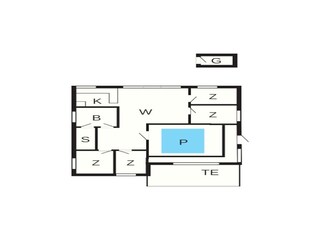 Vakantiehuis Ørsted Grondplan 33