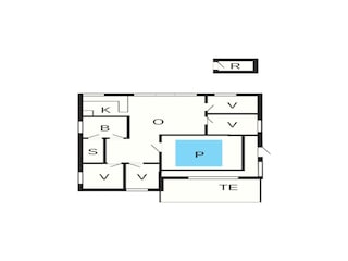 Ferienhaus Ørsted Grundriss 3