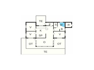 Vakantiehuis Rødhus Grondplan 38