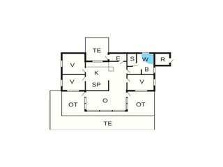 Vakantiehuis Rødhus Grondplan 38