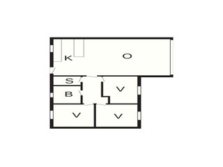 Casa de vacaciones Høll Plano de planta 36