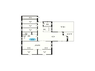 Casa de vacaciones Falsled Plano de planta 44