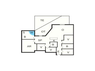Vakantiehuis Aalbæk Grondplan 26