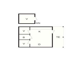 Vakantiehuis Læsø Grondplan 41