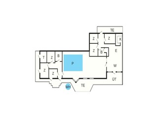 Vakantiehuis Henne Strand Grondplan 32