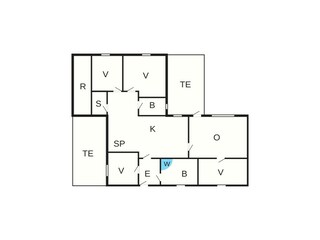 Maison de vacances Frøstrup Plan d'étage 40