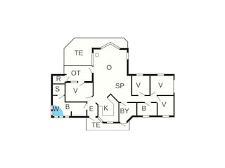 Ferienhaus Udsholt Strand Grundriss 7