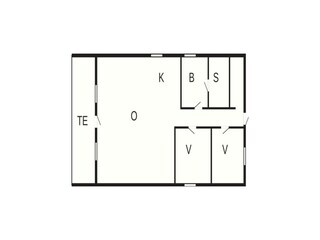 Casa de vacaciones Klegod Plano de planta 39