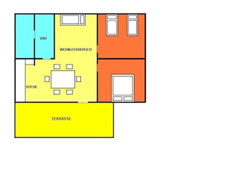Bungalow Marina di Modica Grondplan 23
