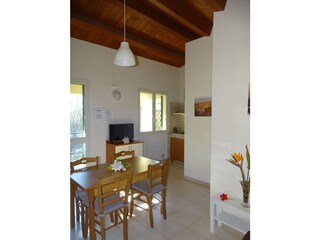 Living dining room holiday home La Perla di Sicilia