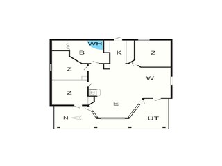 Casa de vacaciones Fjand Plano de planta 3