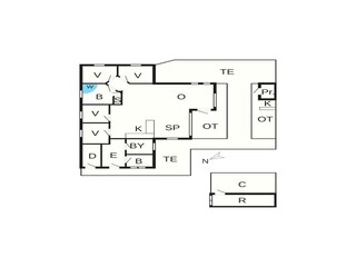 Vakantiehuis Jegum Grondplan 24