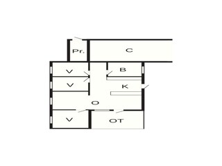 Casa de vacaciones Houstrup Plano de planta 47
