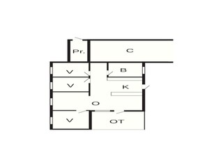 Vakantiehuis Houstrup Grondplan 47