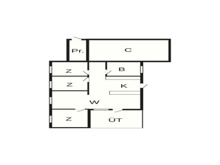 Ferienhaus Houstrup Grundriss 5