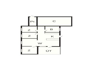 Maison de vacances Houstrup Plan d'étage 5