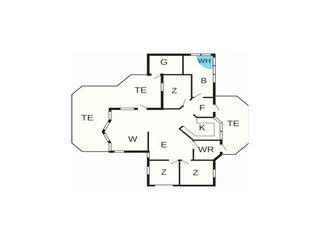 Maison de vacances Oksbøl Plan d'étage 13
