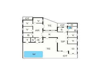 Casa per le vacanze Ansager Pianta del piano 56