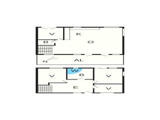 Appartement Bork Havn Grondplan 24