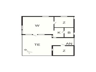 Holiday house Gudhjem Floor Plan 3