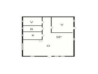 Vakantiehuis Aalbæk Grondplan 31