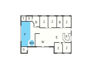 Vakantiehuis Købingsmark Grondplan 12