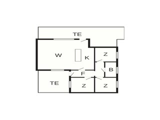 Ferienhaus Bønnerup Strand Grundriss 5
