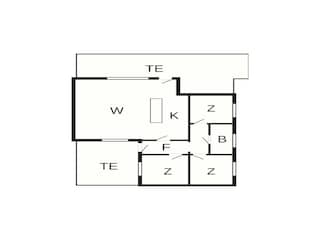 Holiday house Bønnerup Strand Floor Plan 47