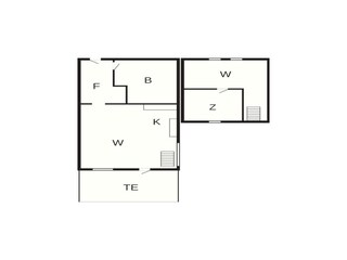 Vakantiehuis Havneby Grondplan 22