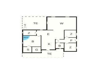 Ferienhaus Slettestrand Grundriss 39