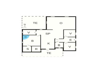 Ferienhaus Slettestrand Grundriss 40