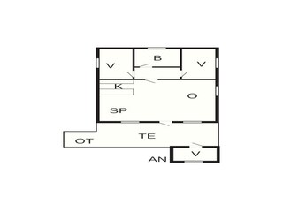 Vakantiehuis Ansager Grondplan 3