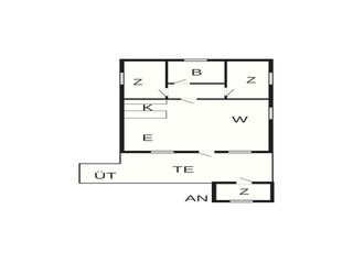 Maison de vacances Ansager Plan d'étage 48