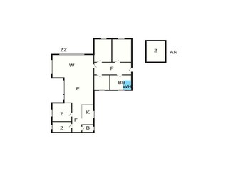 Casa per le vacanze Lønstrup Pianta del piano 2