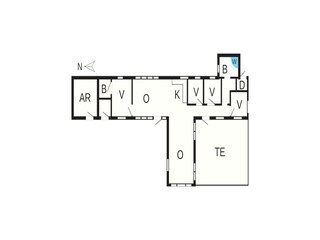 Maison de vacances Blåvand Plan d'étage 42