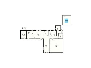 Ferienhaus Blåvand Grundriss 2