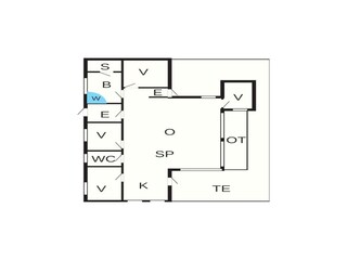 Ferienhaus Skiveren Grundriss 3