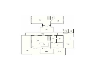 Vakantiehuis Kandestederne Grondplan 28